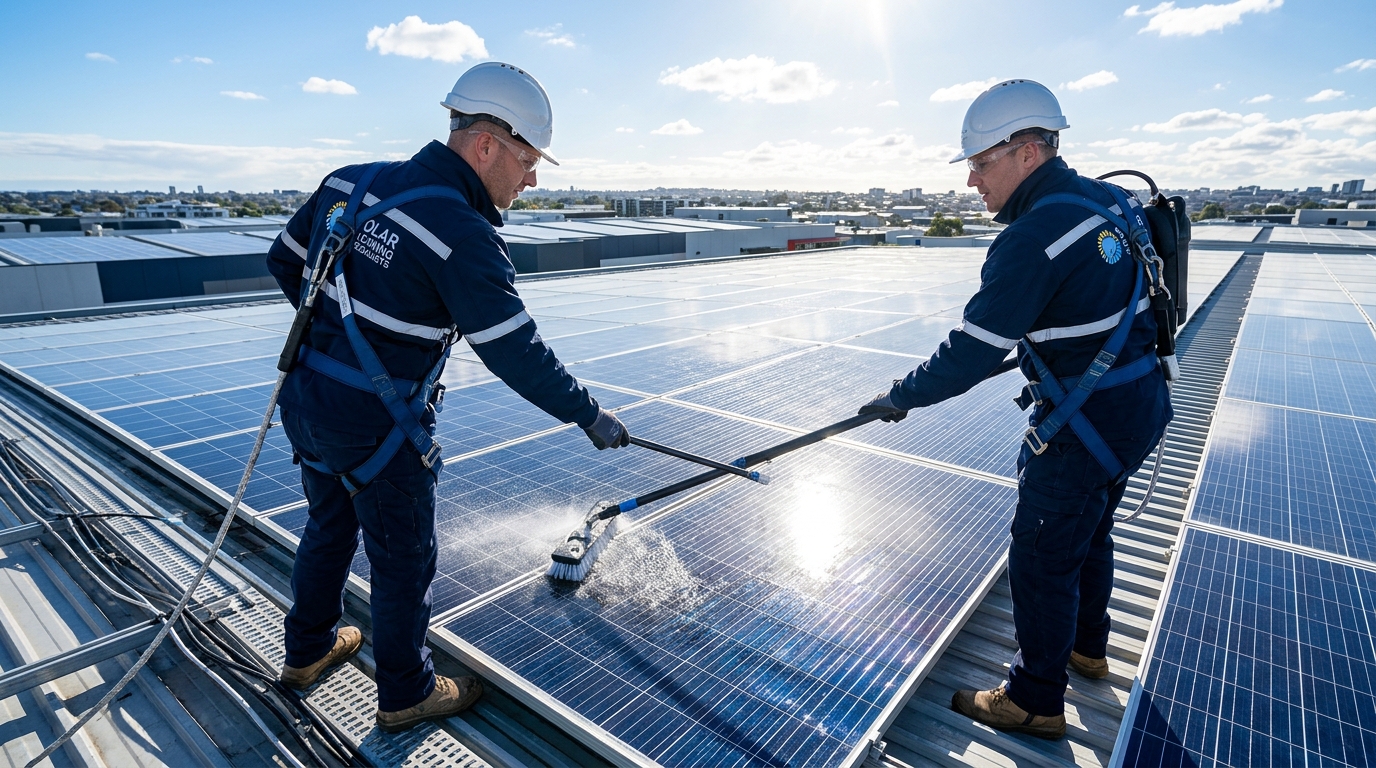 Sonderreinigung Photovoltaik und Spezialflächen